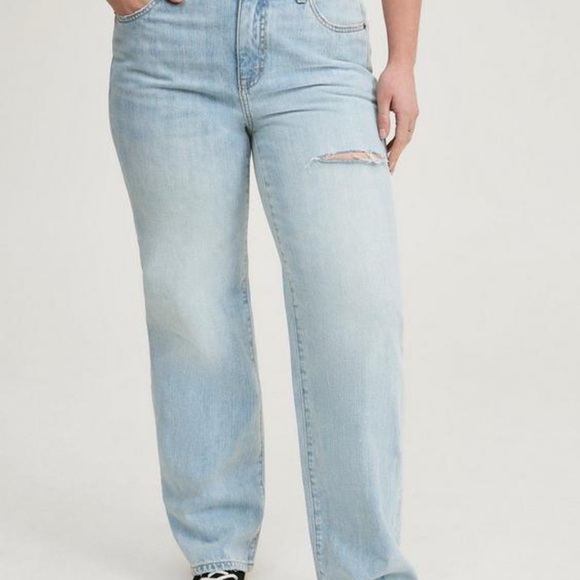 Torrid Light Blue Wide Leg Jeans - Picture 1 of 4